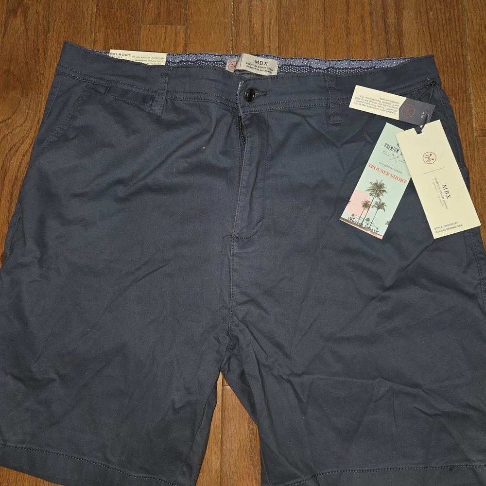 Men's Dark Blue Cargo Shorts